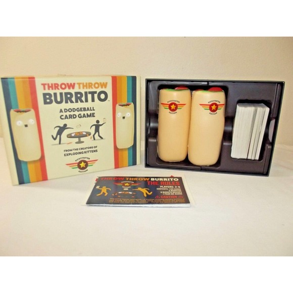 Exploding Kittens Games Throw Throw Burrito Kickstarter Edition A